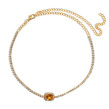 Load image into Gallery viewer, Kasajewel Gold Silver Color Butterfly Pendant Necklace Female Shiny Crystal Clavicle Chain Fashion New Design Jewelry Party Gift