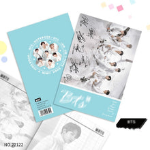 Load image into Gallery viewer, K pop Bangtan boys 2019 new album with the same paragraph 24 pages notebook copybook diary kpop New album card stray kids kpop