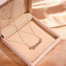 Load image into Gallery viewer, Kasajewel Gold Silver Color Butterfly Pendant Necklace Female Shiny Crystal Clavicle Chain Fashion New Design Jewelry Party Gift
