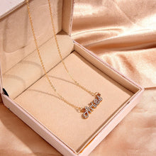 Load image into Gallery viewer, Kasajewel Gold Silver Color Butterfly Pendant Necklace Female Shiny Crystal Clavicle Chain Fashion New Design Jewelry Party Gift
