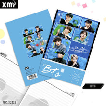 Load image into Gallery viewer, K pop Bangtan boys 2019 new album with the same paragraph 24 pages notebook copybook diary kpop New album card stray kids kpop
