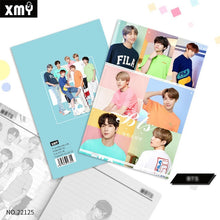 Load image into Gallery viewer, K pop Bangtan boys 2019 new album with the same paragraph 24 pages notebook copybook diary kpop New album card stray kids kpop
